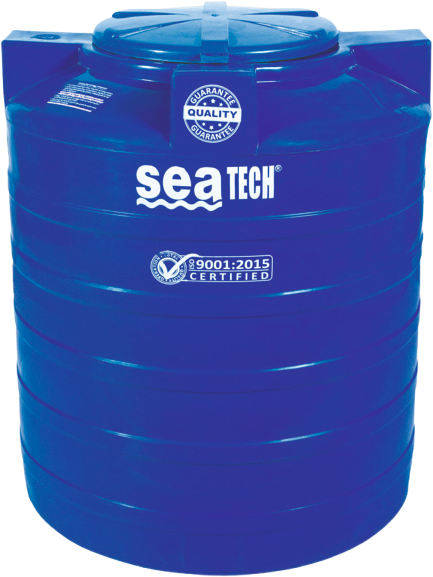 Two Layer Water Tank in Black and Blue